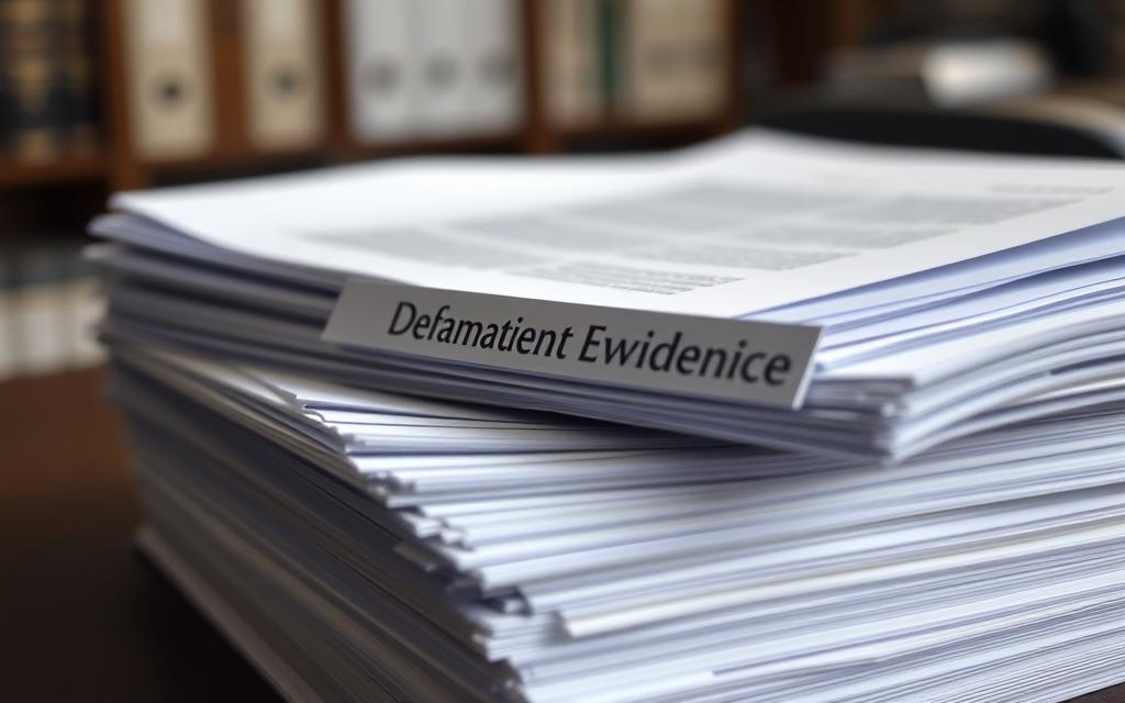 Defamation Evidence Documentation